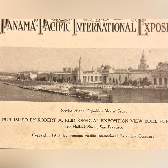 1919 Official Miniature View Panama Pacific International Exposition PPIE Book - Picture 5 of 7